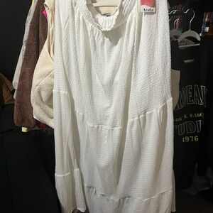 ARULA White Maxi Skirt